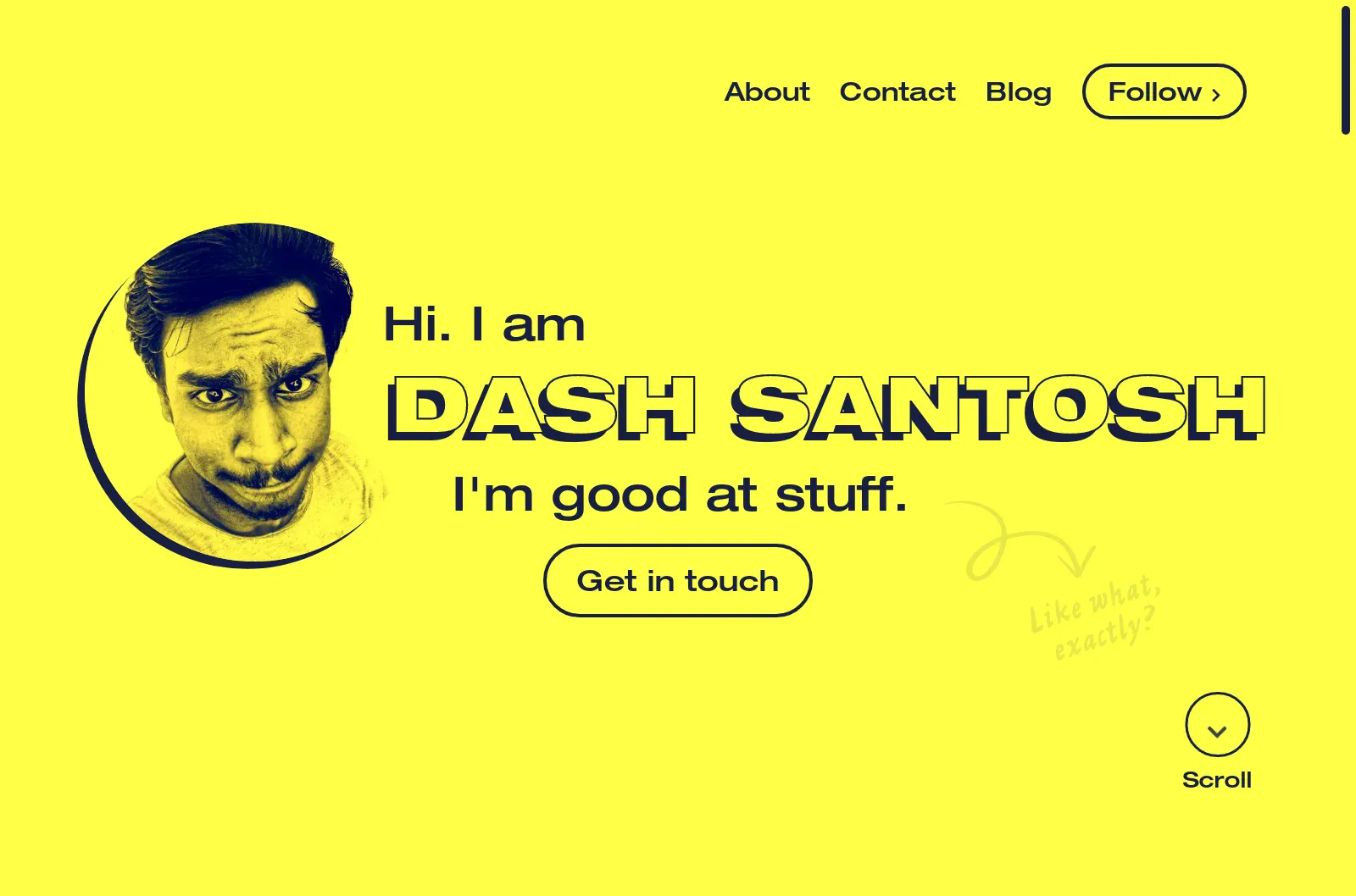 SantDas - old portfolio site